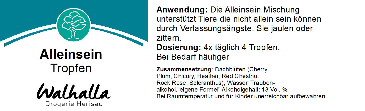 BACHBLÜTEN ALLEINSEIN 30ML