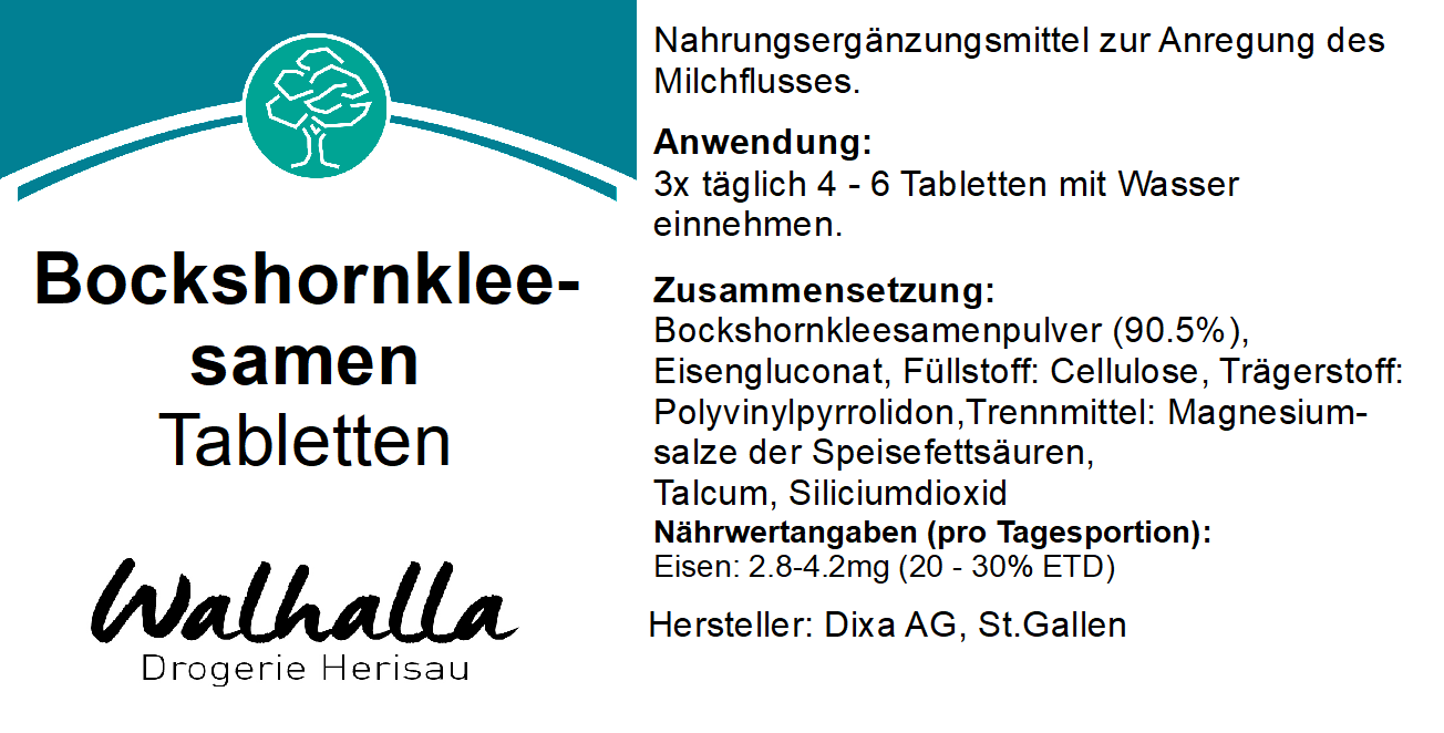 Bockshornkleesamen Tabl 150 STK.