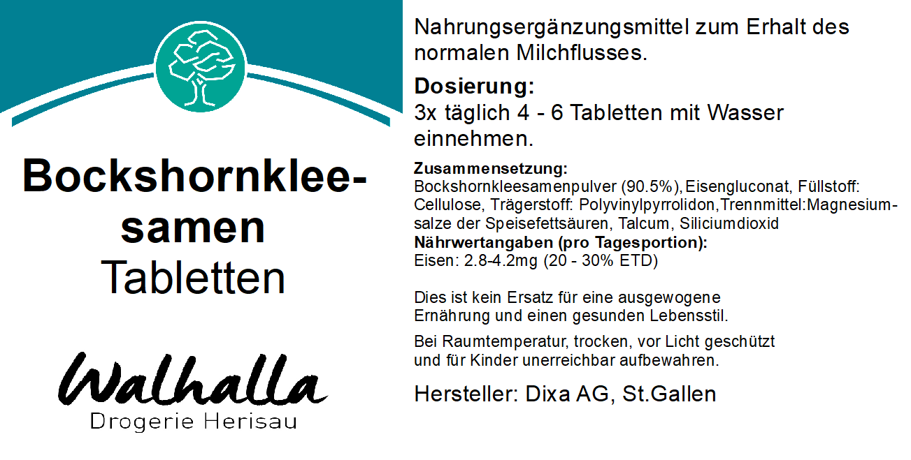 Bockshornkleesamen Tabl 150 STK.