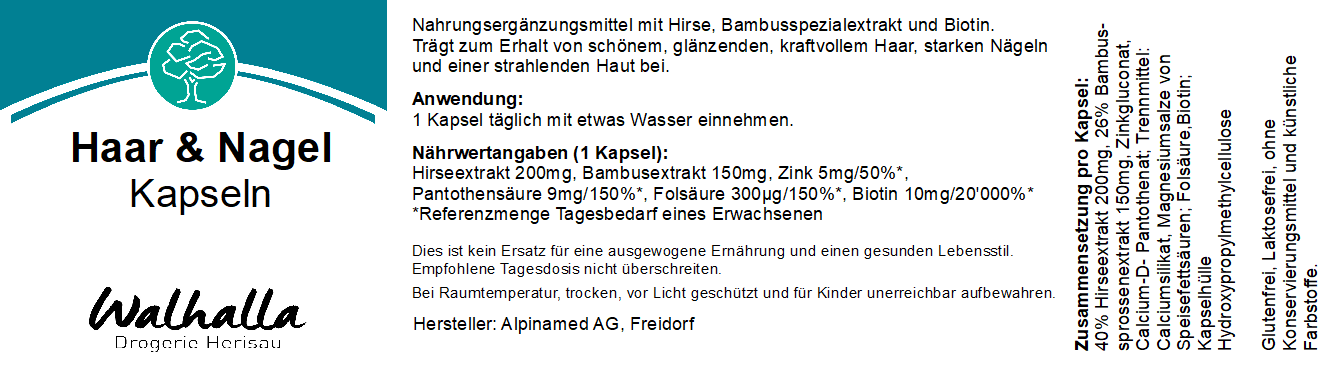 HAAR & NAGEL KAPSELN 10MG BIOTIN 100STK.