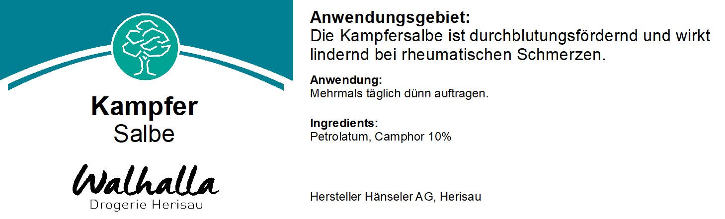 KAMPFERSALBE DOSE 50 GR.