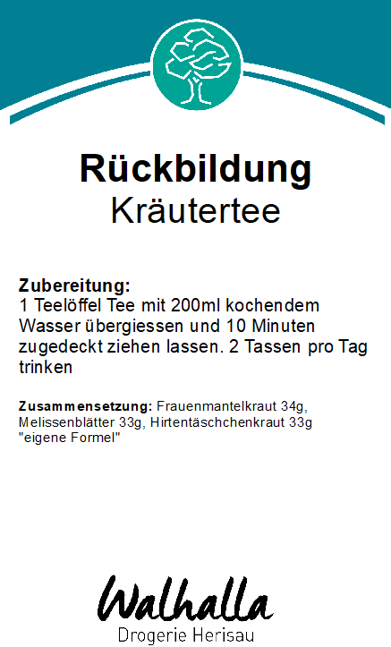 RÜCKBILDUNGSTEE 100G
