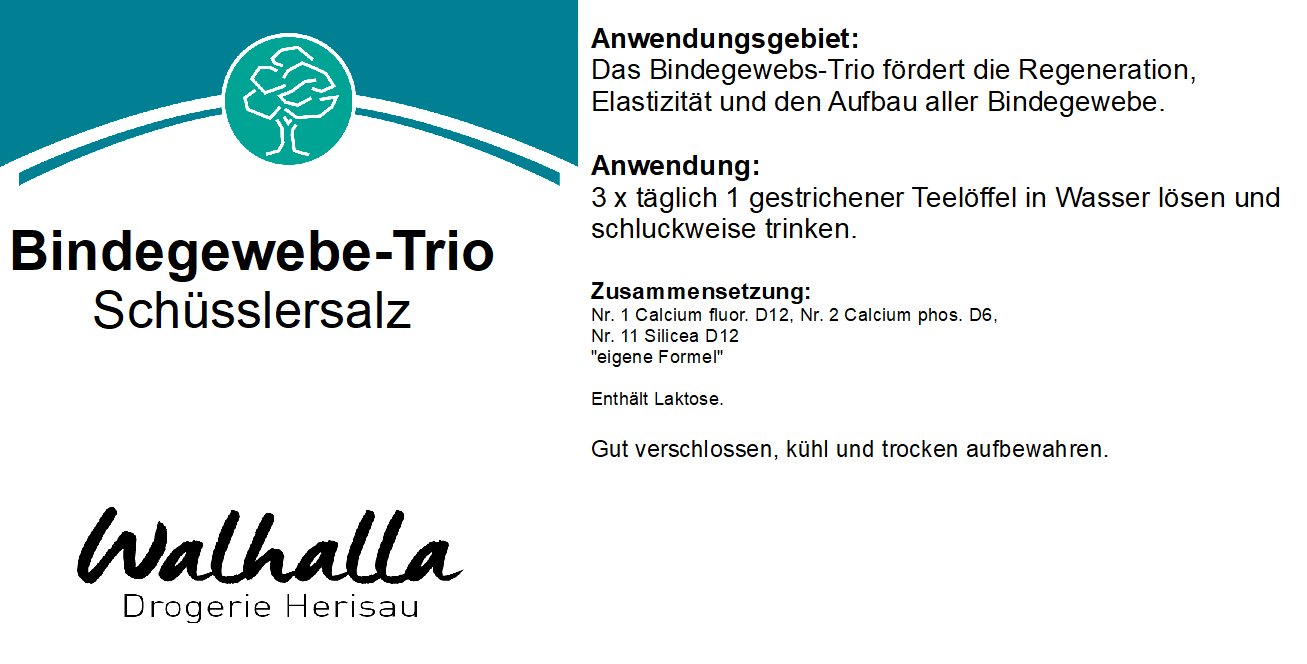SCHÜSSLER BINDEGEWEBE-TRIO 150G