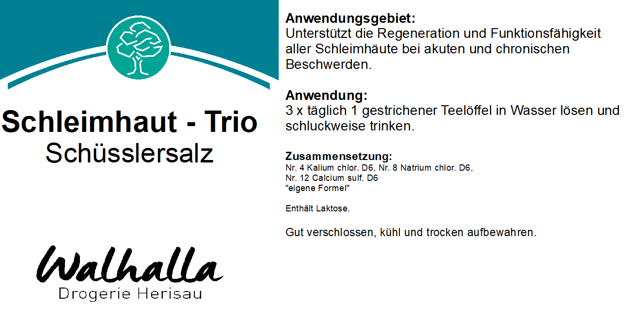SCHÜSSLER SCHLEIMHAUTTRIO 150G