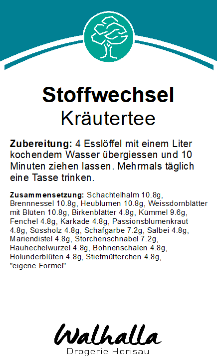 STOFFWECHSELTEE OFFEN 120G