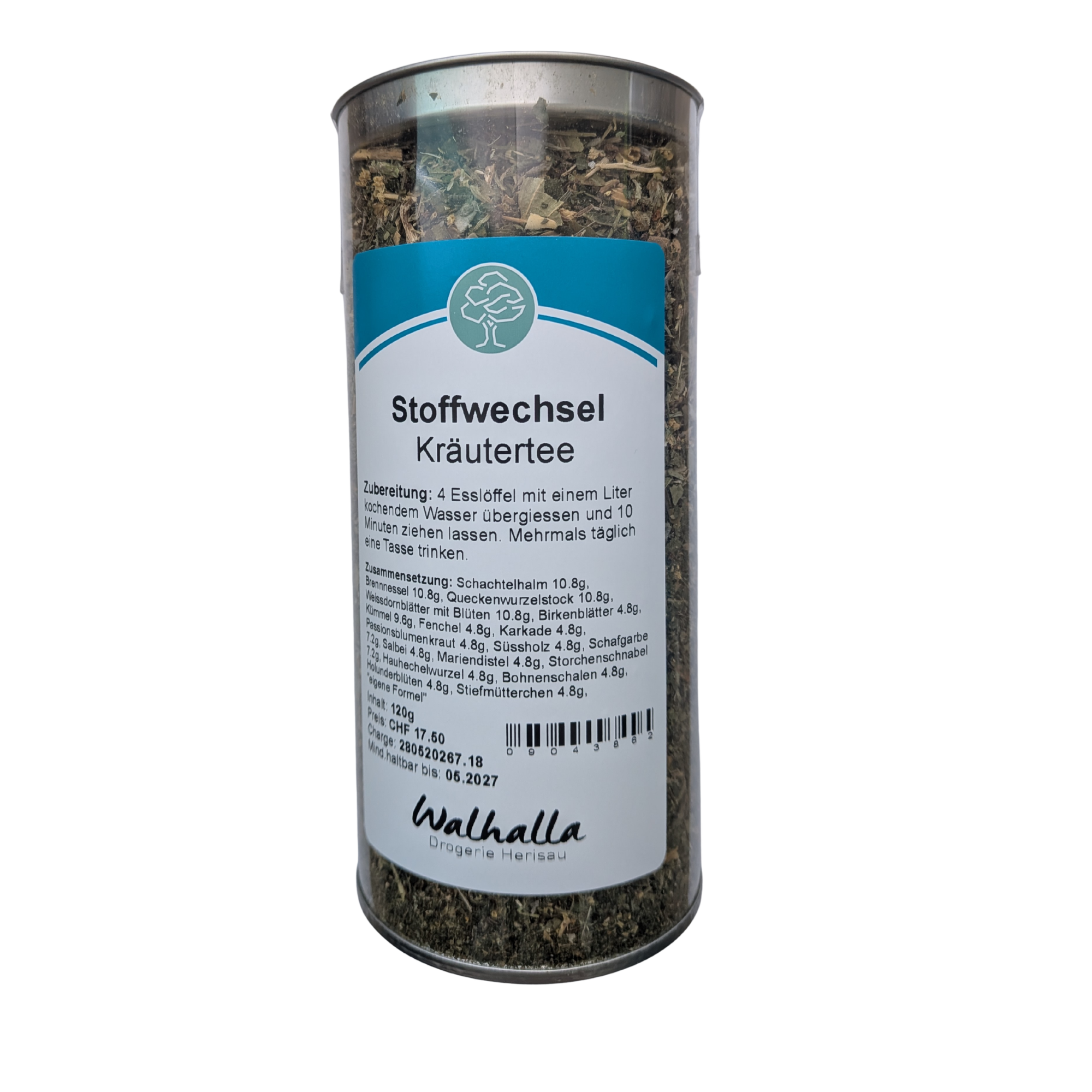 STOFFWECHSELTEE OFFEN 120G