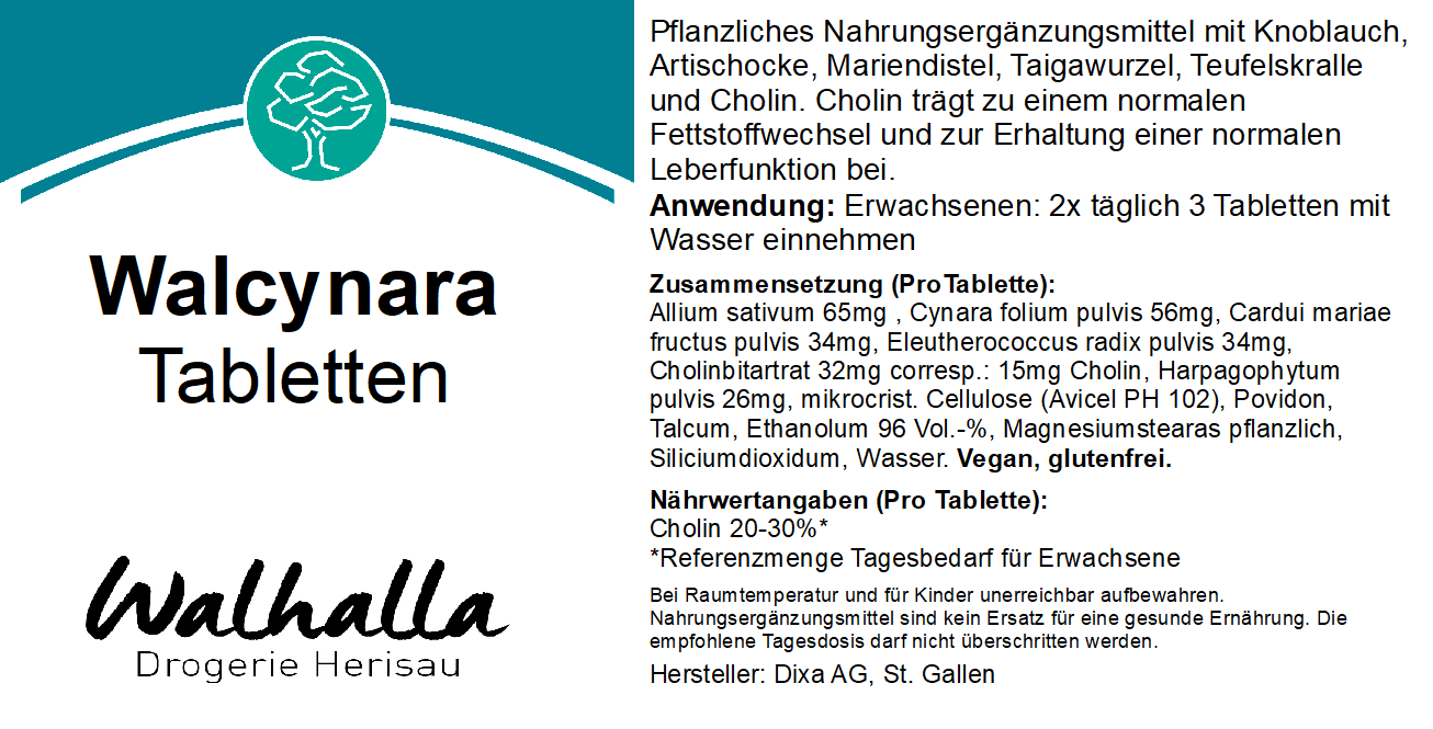 WALCYNARA 200 TABLETTEN