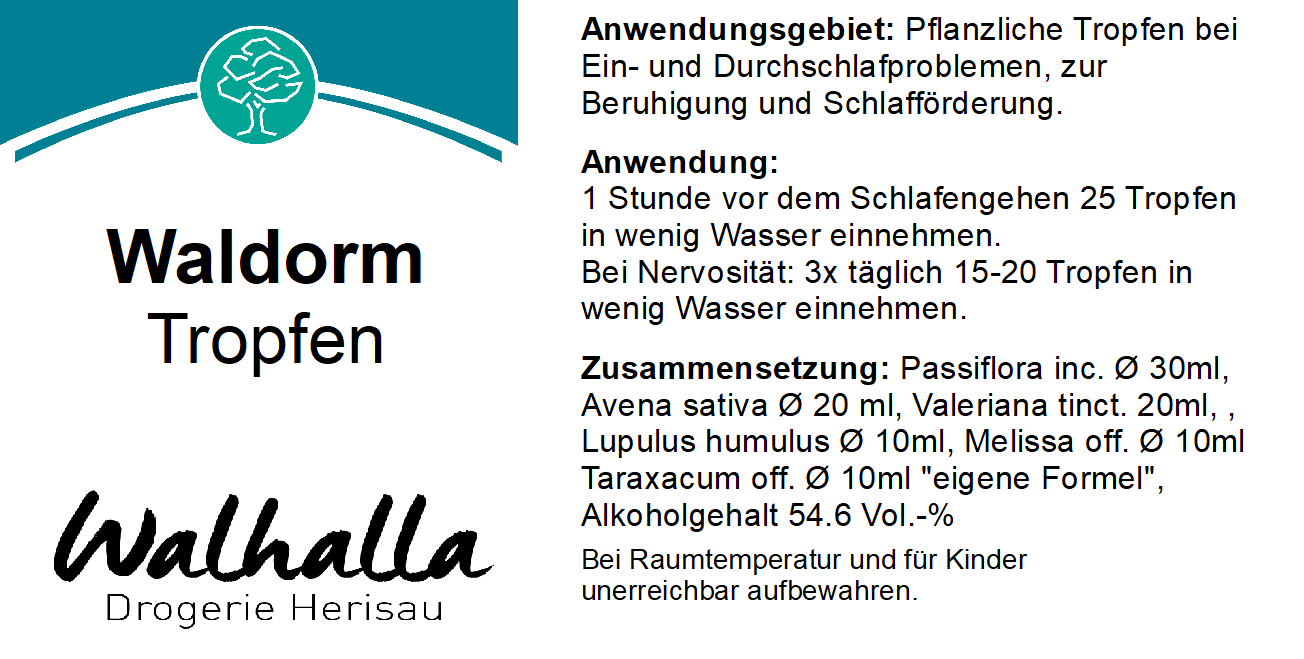 WALDORM SCHLAFTROPFEN 100 ML