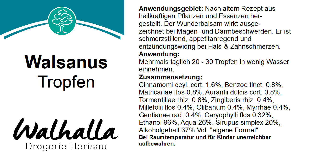 WALSANUS TROPFEN 100ML
