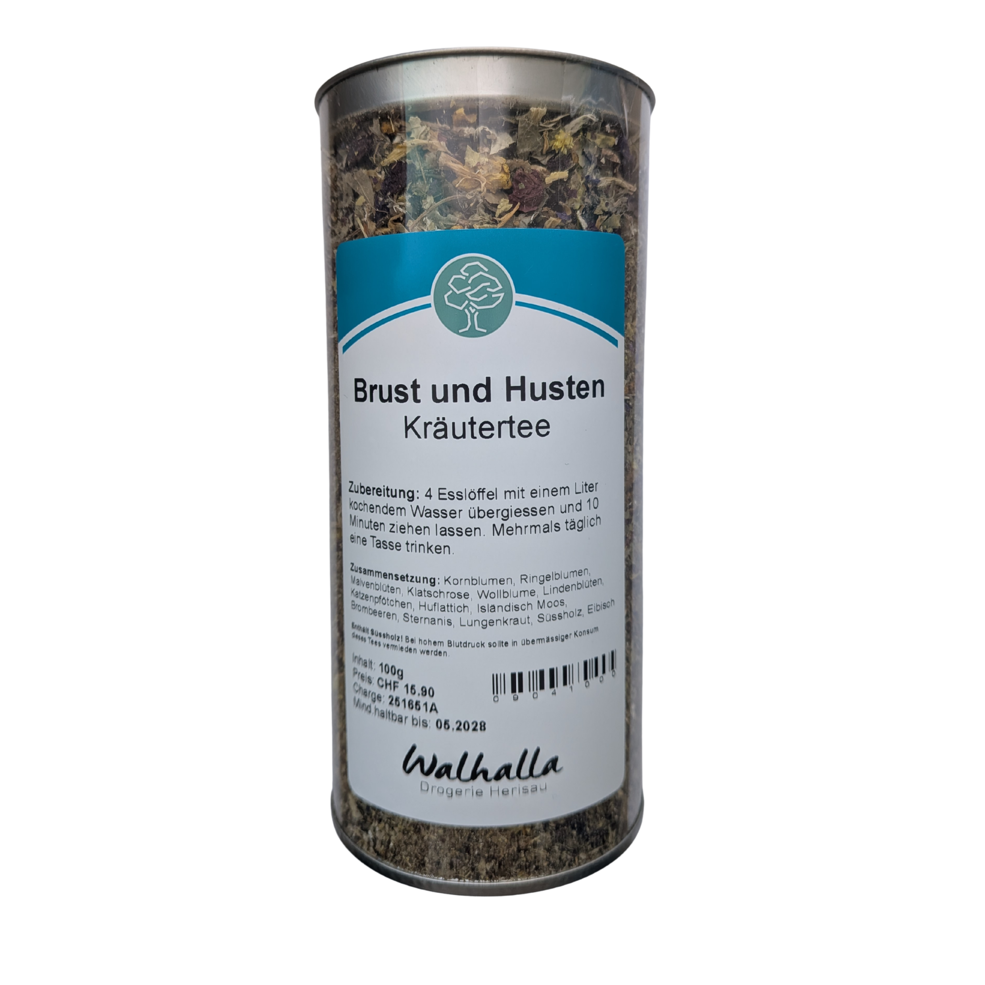 BRUST- UND HUSTENTEE OFFEN 100 GR.