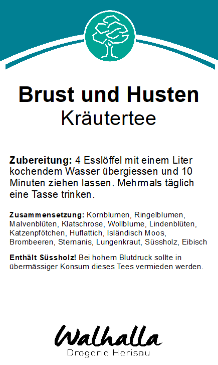 BRUST- UND HUSTENTEE OFFEN 100 GR.