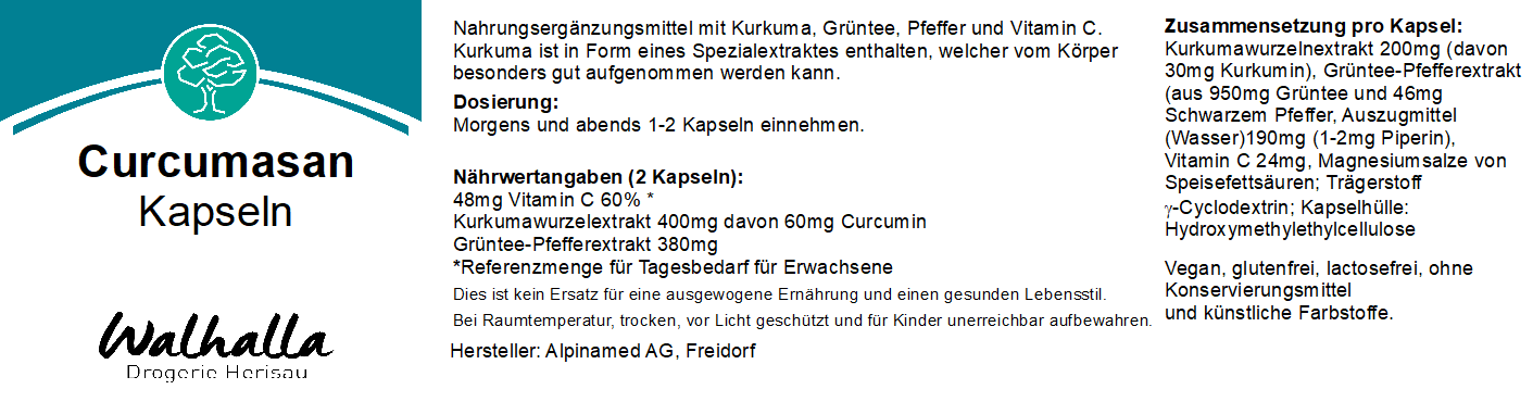 CURCUMASAN KAPSELN 200STK.