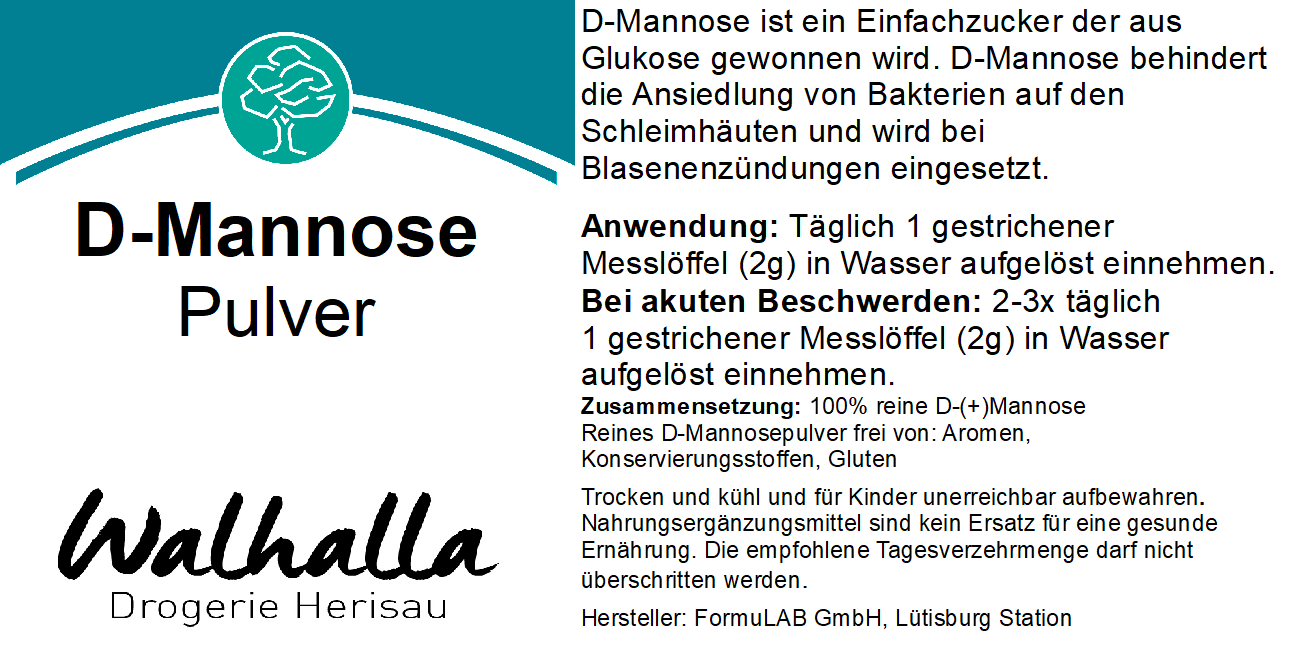 WALHALLA D-MANNOSE 120G