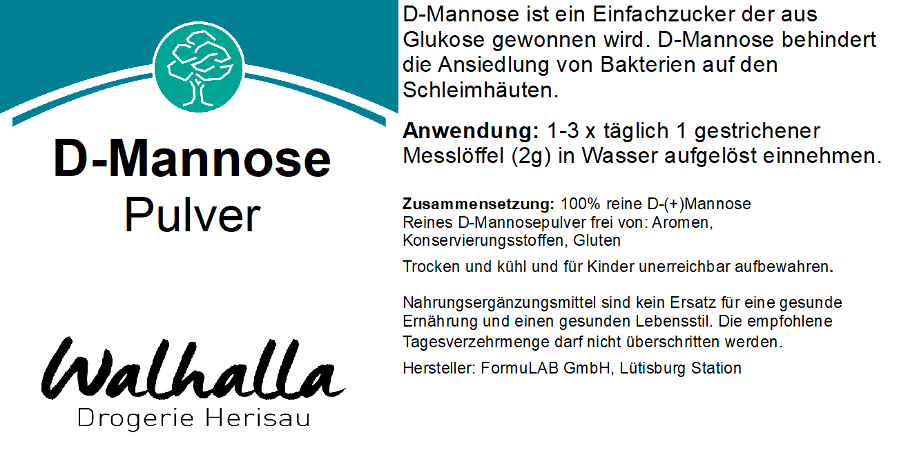 WALHALLA D-MANNOSE 120G