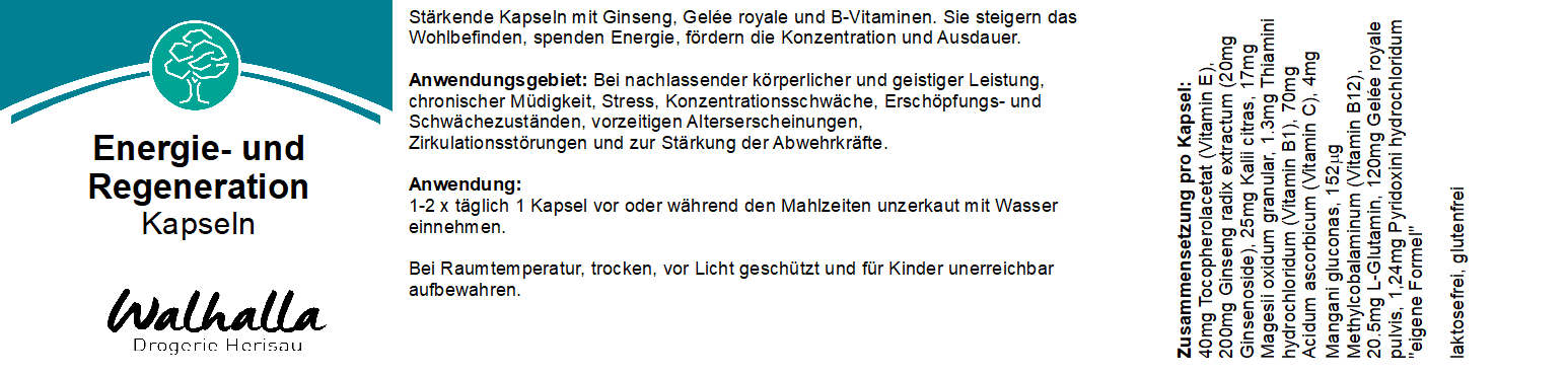 ENERGIE-REGENERATIONSKAPSELN NEU 90STK.
