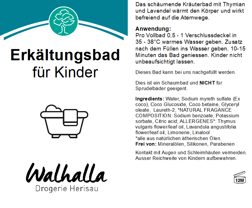 ERKÄLTUNGSBAD KINDER 250ML
