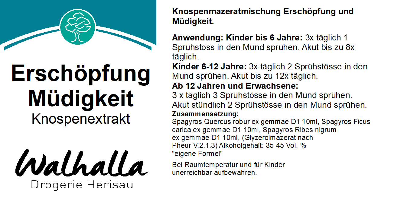GEMMO VM ERSCHÖPFUNG 30ML