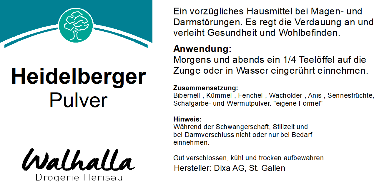 HEIDELBERGERPULVER  50 GR.