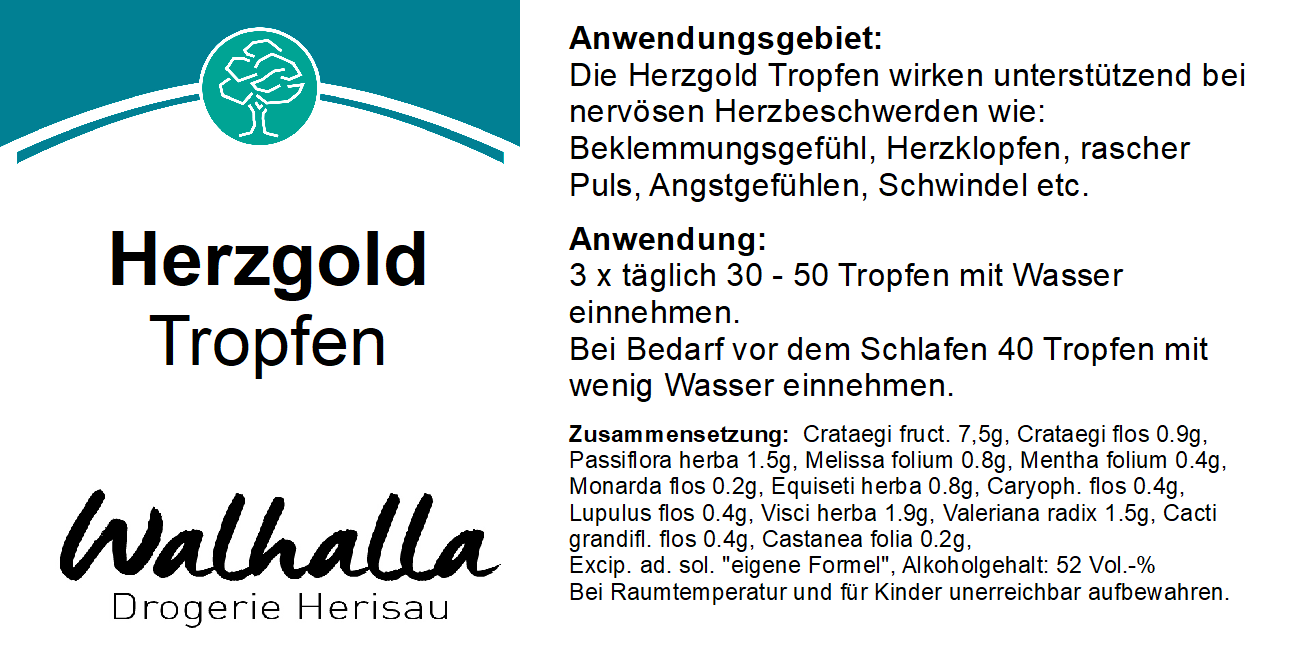 HERZGOLD-TROPFEN 100 ML