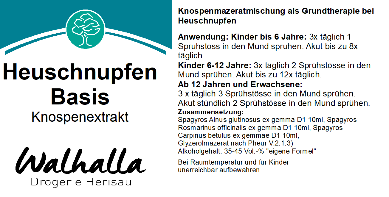 GEMMO VM HEUSCHNUPFEN BASIS 30ML