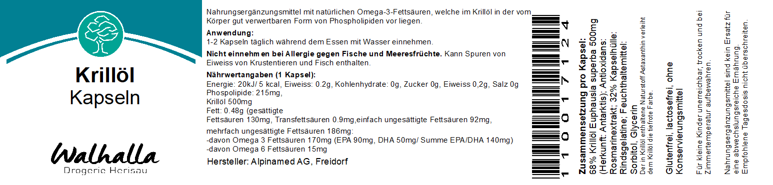 KRILL OIL KAPSELN 100STK.