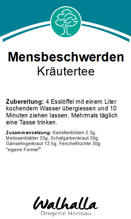 MENSBESCHWERDEN TEE 100 GR.