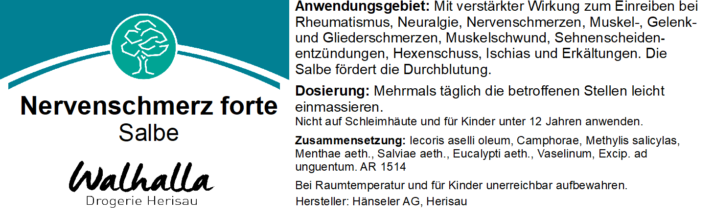 NERVENSCHMERZSALBE FORTE 50G