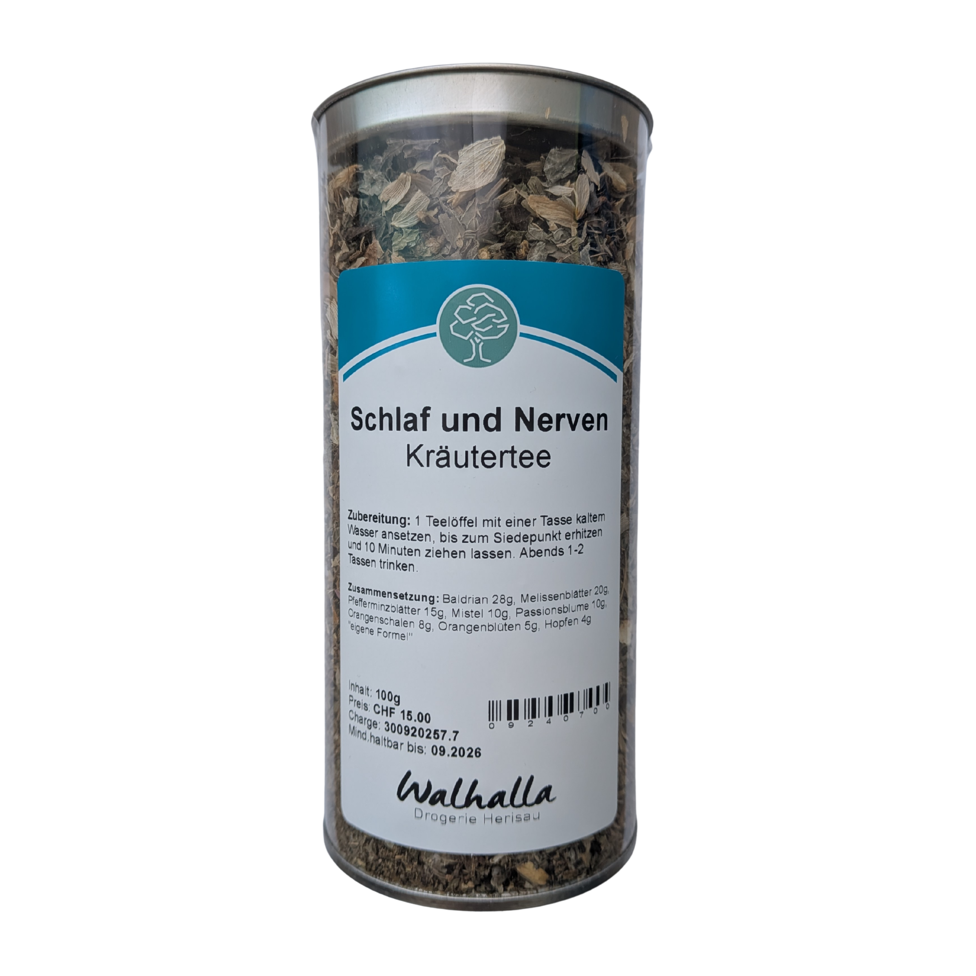 SCHLAF - NERVENTEE 100 GR. OFFEN