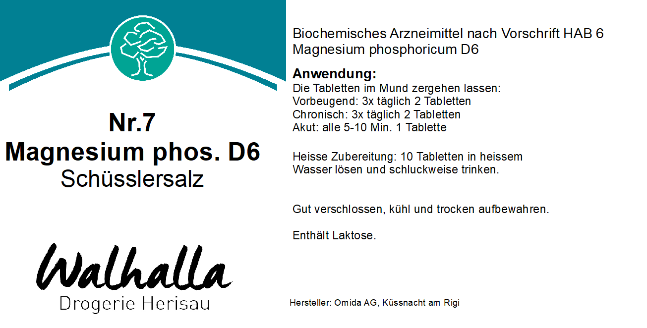 SCHÜSSLER NR.7 MAGN. PHOS. D6 100G