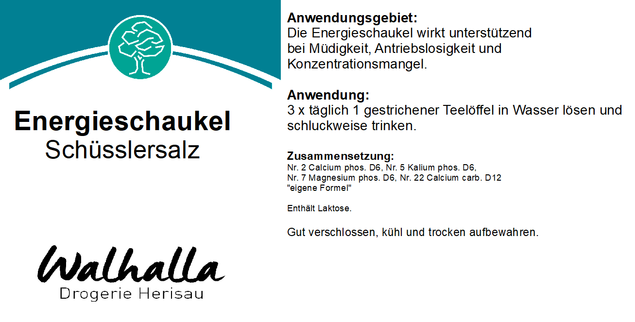 SCHÜSSLER ENERGIESCHAUKEL 300G