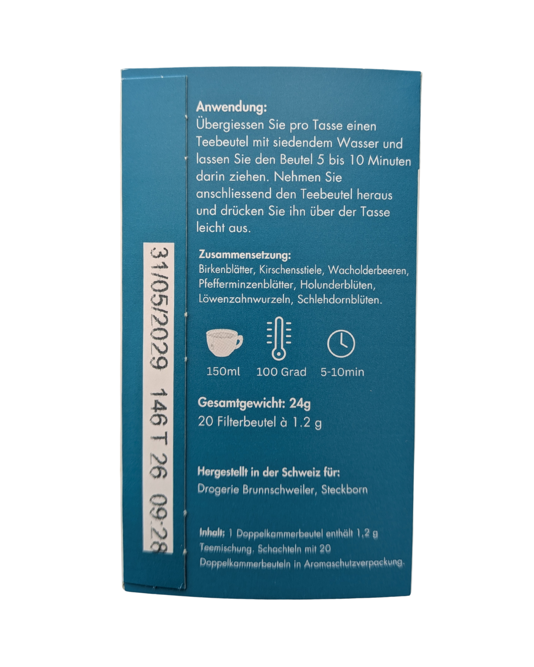 STOFFWECHSELTEE (ENTSCHLACKUNG) 20 BEUTE