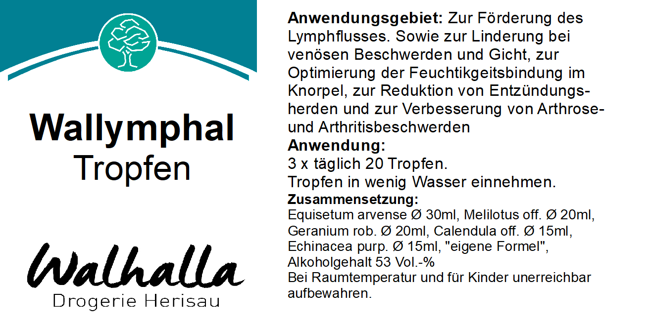 WALLYMPHAL TROPFEN 50ML