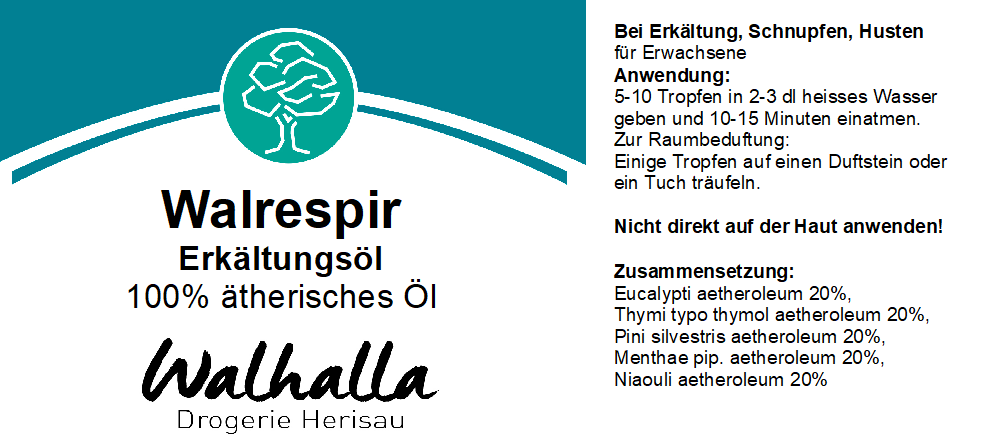 WALRESPIR ERKÄLTUNSÖL ERWACHSENE 10ML