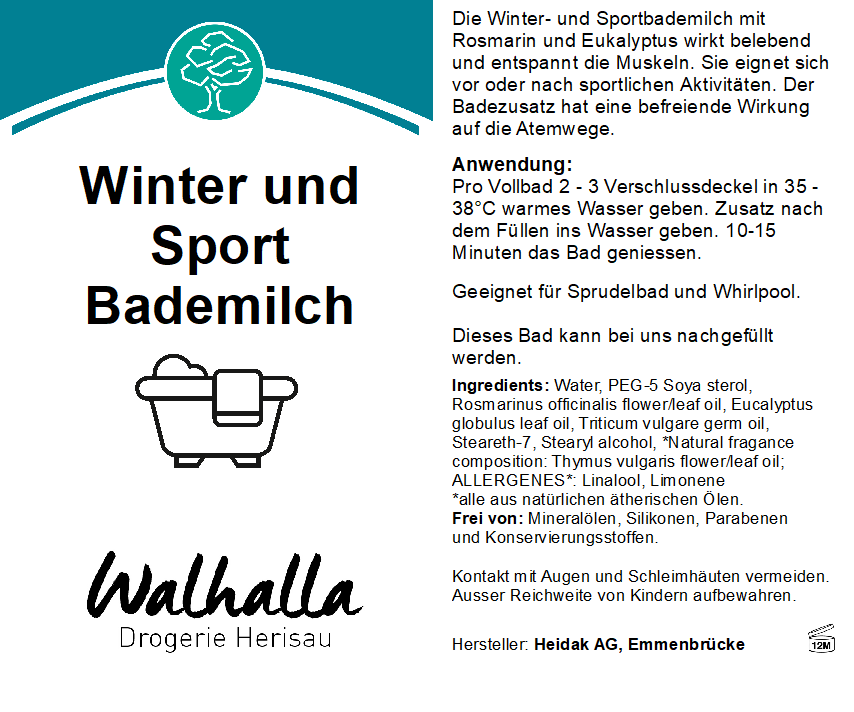 WINTER & SPORTBAD SWIDRO 250ML